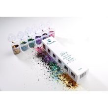 Superstar nagyszemcsés csillám 6 db - Crazy 130ml