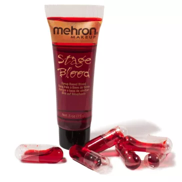   Mehron Stage Blood – Bright Arterial (.5 oz) – 6 db kapszulával