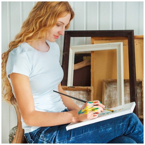 Maaleo 24 darabos, 12 ml-es tubusos akrilfesték készlet élénk színekkel, kezdő és haladó festőknek