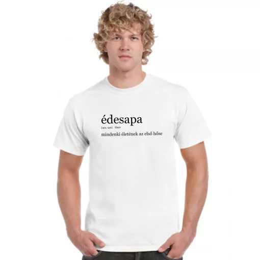 Kereknyakú Póló - édesapa főnév