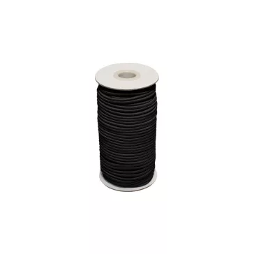 Gumis zsinór 3 mm-es, fehér és feketeszínben