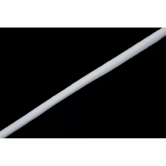 Gumis zsinór 3 mm-es, fehér és feketeszínben