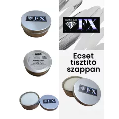 Ecset tisztító szappan fém dobozban - Diamond Fx 100gr
