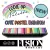   Fusion csíkos arcfesték paletta – Lodie Up Cute Pastel Rainbow