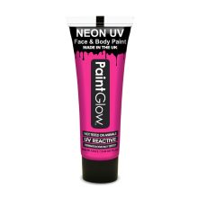 Paintglow Uv - Neon arc és testfesték Pink10ml