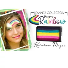 Fusion csíkos arcfesték Leanne's Rainbow Magic 30gr