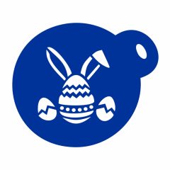 Arcfestés sablon - Húsvéti tojás minta