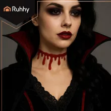 Véres Choker Nyaklánc Halloweenre