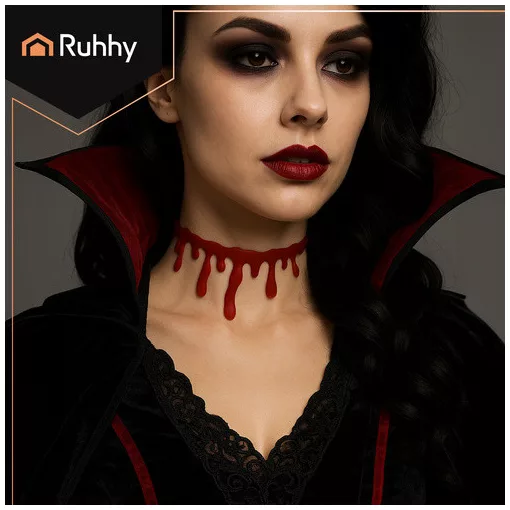 Véres Choker Nyaklánc Halloweenre