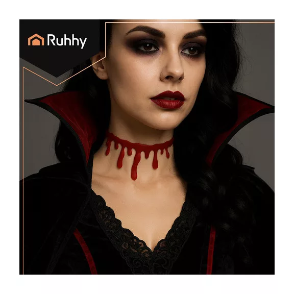 Véres Choker Nyaklánc Halloweenre