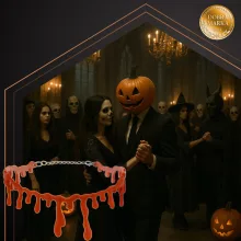 Véres Choker Nyaklánc Halloweenre