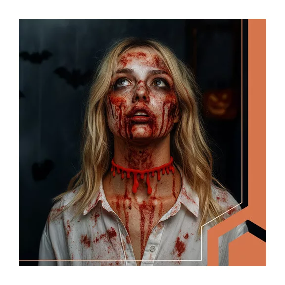 Véres Choker Nyaklánc Halloweenre