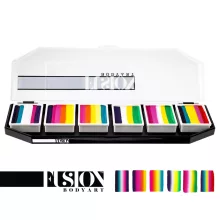 Fusion csíkos arcfesték paletta – Leanne's Tropical