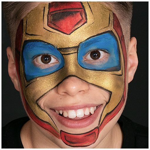 Grimas 4 színű arcfestő készlet Hero