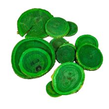 Fakorong zöld, csiszolt 5db/csomag - 0,3x4-8 cm