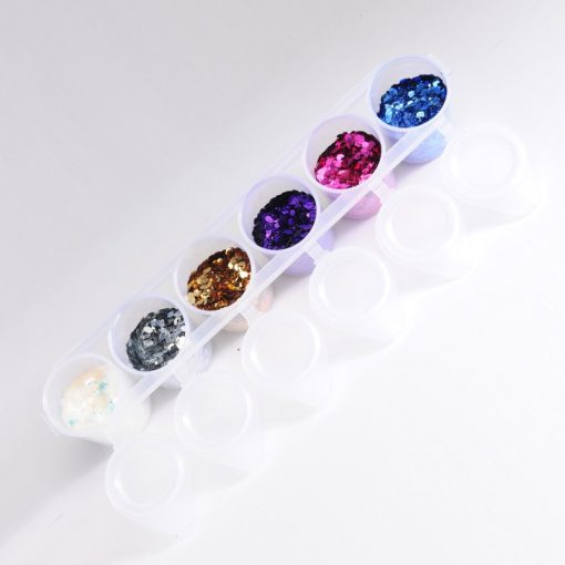 Superstar nagyszemcsés csillám 6 db - Glamour 130ml