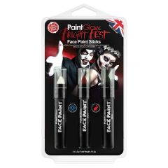 Fright Fest 3 színű arcfesték sticks