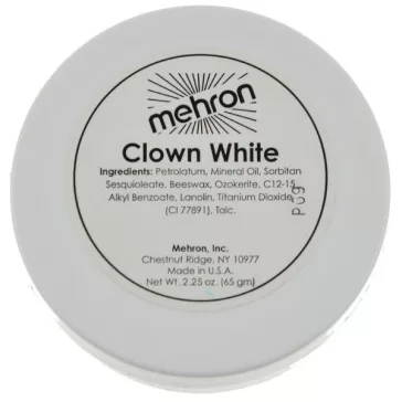 MEHRON Clown White - Bohóc fehér  (65 gramm)