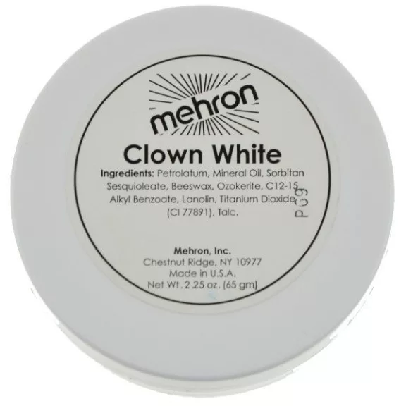 MEHRON Clown White - Bohóc fehér  (65 gramm)