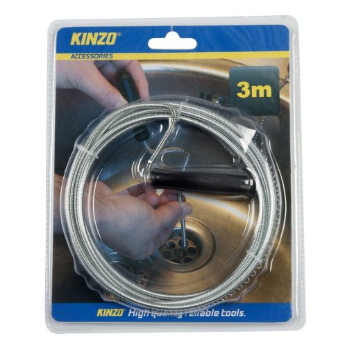 Lefolyó tisztító spirál 3 méter