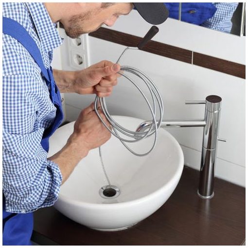 Lefolyó tisztító spirál 3 méter