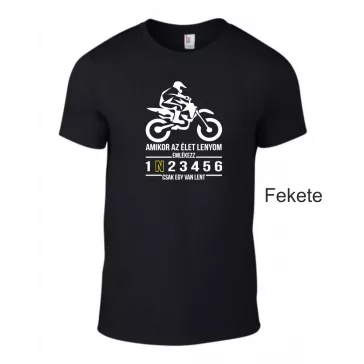 Kereknyakú Póló - Amikor az élet... Cross