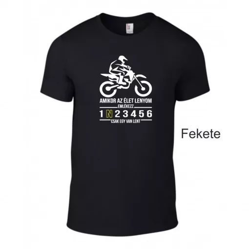 Kereknyakú Póló - Amikor az élet... Cross