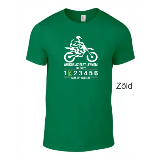 Kereknyakú Póló - Amikor az élet... Cross