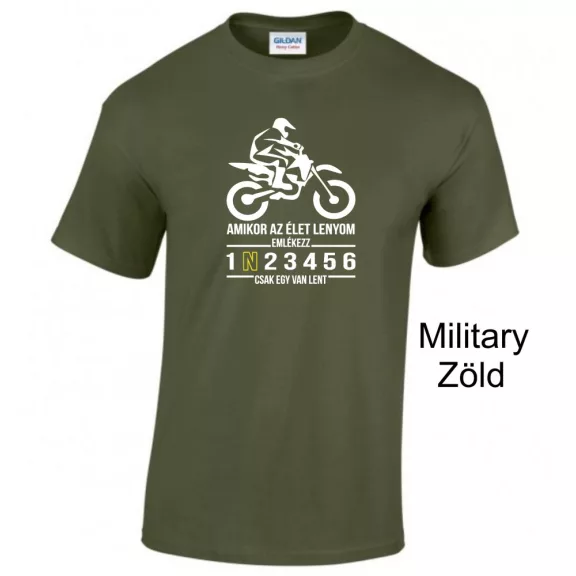 Kereknyakú Póló - Amikor az élet... Cross