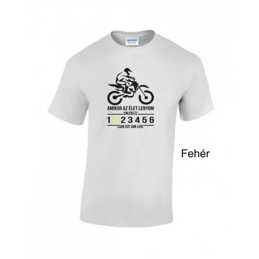 Kereknyakú Póló - Amikor az élet... Cross