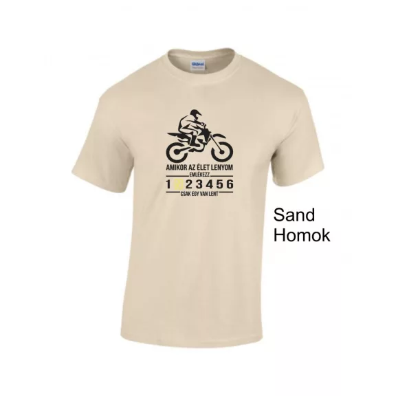 Kereknyakú Póló - Amikor az élet... Cross