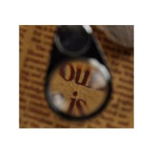 30x nagyítású összecsukható ezüst alumínium zsebnagyító 2 LED-del