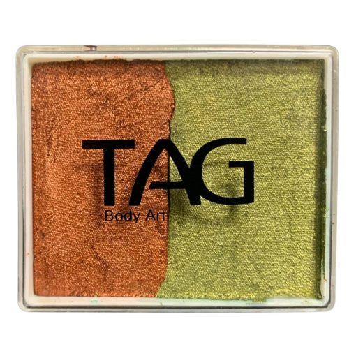 TAG csíkos arcfesték PEARL COPPER & PEARL BRONZE GREEN 50gr