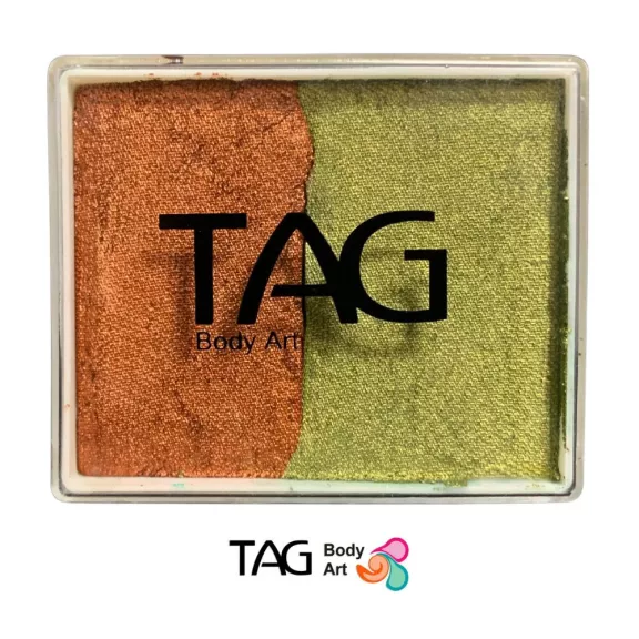 TAG csíkos arcfesték PEARL COPPER & PEARL BRONZE GREEN 50gr