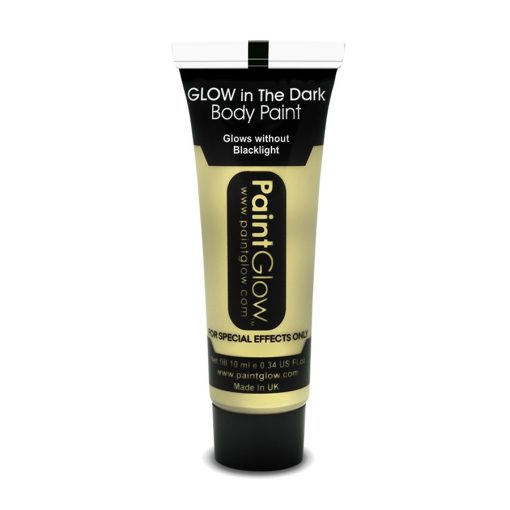 Paintglow Uv - Neon arc és testfesték glow in the dark invisible 10ml