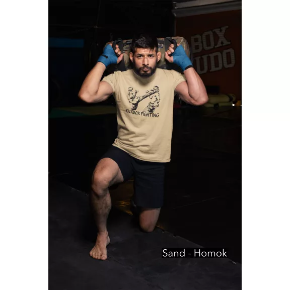 Kickbox Fighting feliratos prémium pamut póló több színben