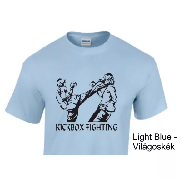 Kickbox Fighting feliratos prémium pamut póló több színben