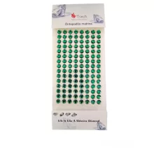 Strasszkő 8mm Smaragd zöld 120db/cs