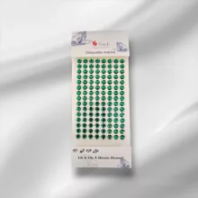 Strasszkő 8mm Smaragd zöld 120db/cs