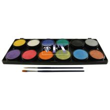 Diamond FX arcfesték - 12 színű Metál paletta /Metallic/12x10g