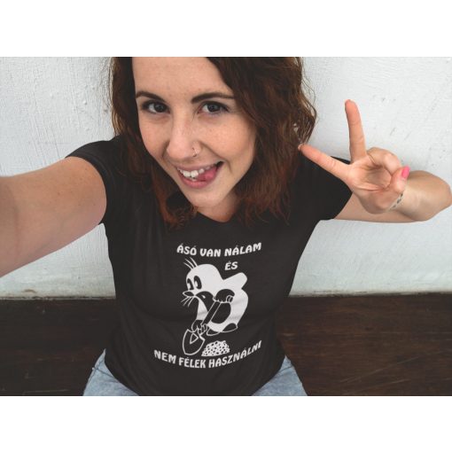 Póló - Ásó van nálam és nem félek használni - Kisvakond