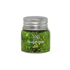 TAG Chunky Glitter Gel Green - Zöld 20gr