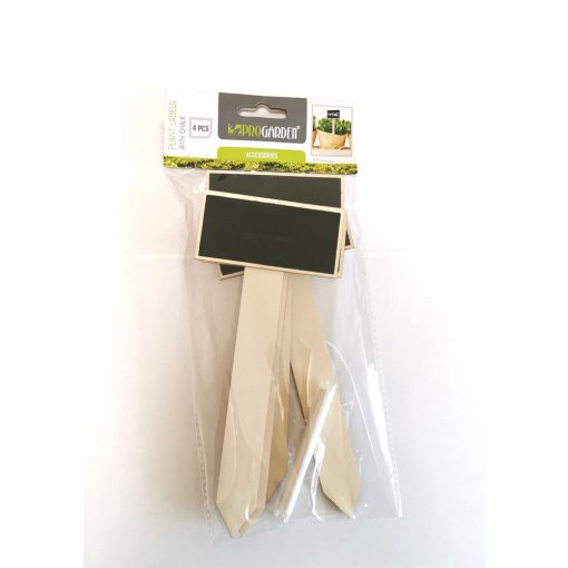 Fa tábla felíró többféle krétával - leszúrható