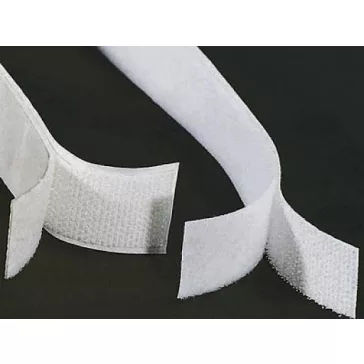 Tépőzár varrható 20 mm - Fehér