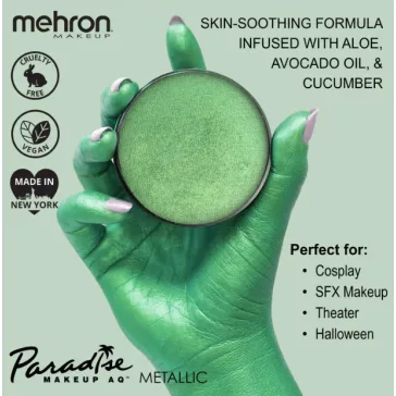   Mehron Paradise arcfesték 40g - Gyöngyház Zöld  "Vert Bouteille"