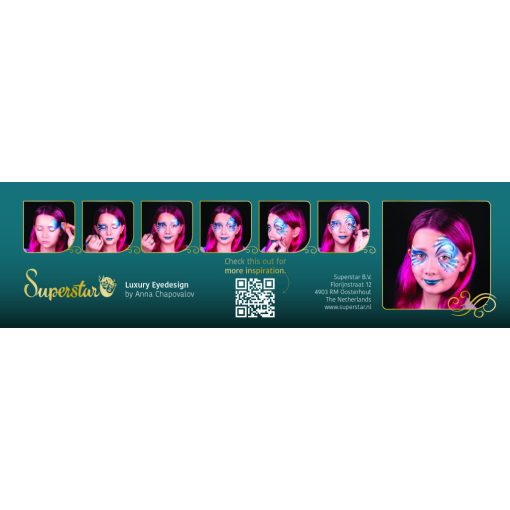 Superstar 6 színű arcfesték készlet - Luxery Blue Lagoon