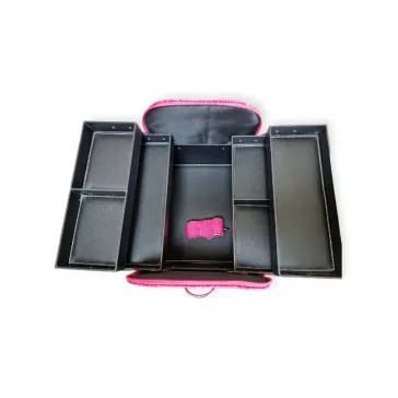 Kozmetikai táska fényes pink