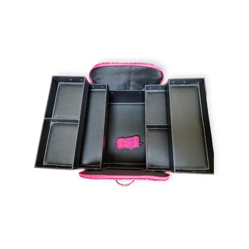 Kozmetikai táska fényes pink