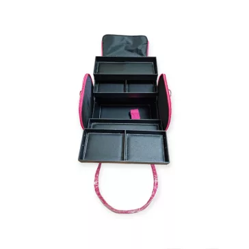 Kozmetikai táska fényes pink
