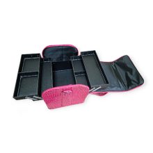 Kozmetikai táska fényes pink